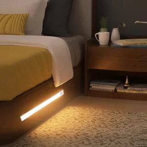 USB Rechargeable Magnetic Wall Motion Sensor Night Lamp Wardrobe Under Cabinet Lighting Wireless