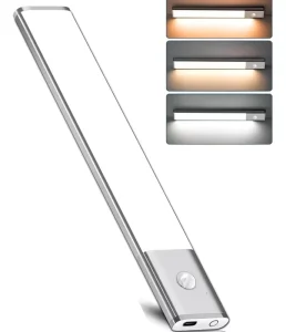 USB Rechargeable Magnetic Wall Motion Sensor Night Lamp Warodrobe Light Under Led Cabinet Lights