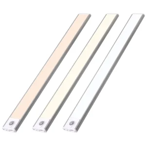 USB Wireless Modern Dimmable Wall Mounted LED Cabinet Light Motion Sensor Easy Installation for Kitchen Bedroom Wardrobe Closet