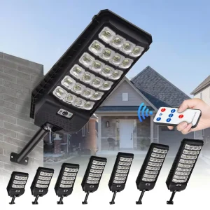 Ultra Bright Solar Street Light Wide Angle Motion Sensor Parking Lot Yard Outdoor Home Lighting Solar Street Light
