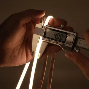 Ultra Narrow 4mm COB LED Strip ETL BIS Certified High Density 480LED m 12V 24V Seamless Dotless Cabinet Light Cuttable 6W Indoor