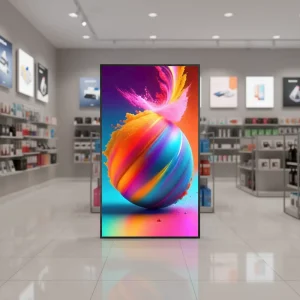 Ultra Narrow Border Light Box Digital Signage with Cloud Based CMS Touchscreen Optional for Indoor Wayfinding