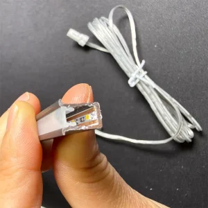 Ultra Narrow LED Cabinet Lighting 6x9mm Embedded Aluminum Channel Plug Play Solderless for Closet Kitchen Wardrobe