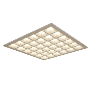 Ultra Slim 96W 120W Commercial Ceiling Grille Lights 600*600mm LED Grille Panel Light for Office Hospital School Supermarket