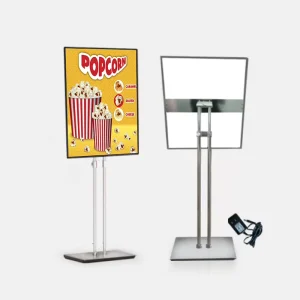 Ultra Slim A1A2A3 Tempered Glass Dynamic Lighting Box Custom Made Advertising Light Boxes Led Photo Poster Frame Food Display