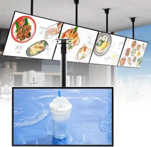 Ultra Slim Aluminum Rectangle LED Poster Light Box Wall Mounted Indoor Advertising Display Stand Backlit Menu Board