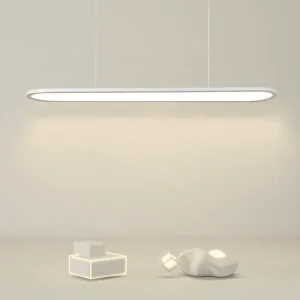 Ultra Slim Arc LED Ceiling Light 11mm 90 110 Beam Angle CCT Switch 48W 84W for Office Home Hotel