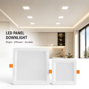 Ultra Slim DOB LED Downlight Round Square Recessed Down Light Wide Voltage 85 265V Indoor LED Ceiling Panel Downlight for Room