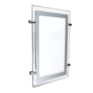 Ultra Slim High Brightness Hanging Indoor Window Side Advertisement Photo LED Lighting Box with 2500 Lumens