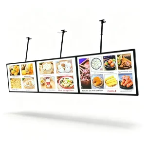 Ultra Slim LED Menu Light Box Wall Mounted Restaurant Menu Board Billboard Advertising Sign
