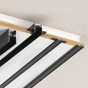 Ultra Slim Magnet Track Lighting Rail System Adjustable Ceiling Commercial Smart Zigbee Linear Spot LED Magnetic Track Light