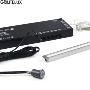 Ultra Slim Recessed LED Aluminum Channel Solder Free Linear Light Profile for Closet Kitchen Cabinet Light Aluminum