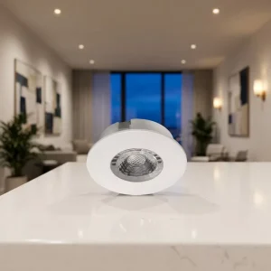 Ultra Slim Recessed LED Cabinet Light with Clear Glass Shade Facing Design for Indoor Kitchen Showcase Lighting Modern Design
