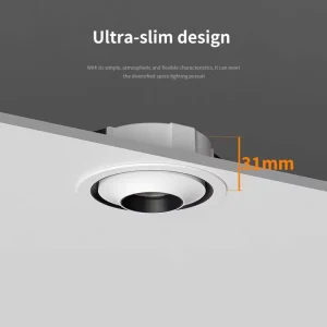 Ultra Thin Dimmable Slim Recessed Downlight Led Modular 5W 7W 10W 15W 20W Ceiling Down Spotlight Fixture