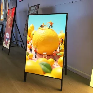 Ultra Thin LED Light Box 60x90cm Aluminum Frame Wall Mounted Advertising Poster Display for Movie Store Restaurant Menu Window