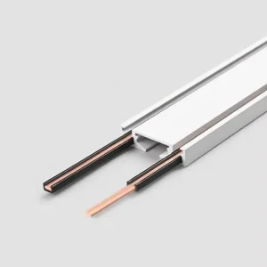 Ultra Thin Magnetic Light Track Rail Aviation Aluminum Profile 25mm Flexible LED Magnet Light System with Copper