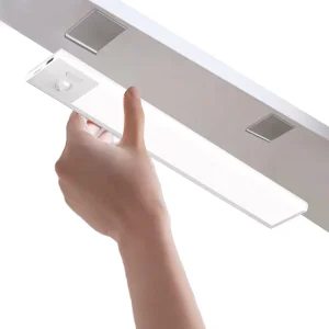 Ultra-Thin Modern Magnetic USB Cabinet Light Rechargeable 6000K White Sensor for Kitchen