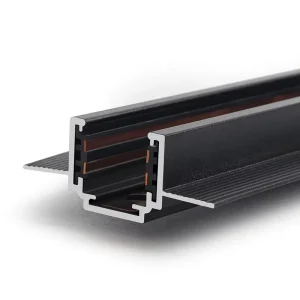 Ultra Thin Recessed Aluminum Modern Magnet Rail System Track 48V Spanning Magnetic LED Light Tracking Indoor Ceiling