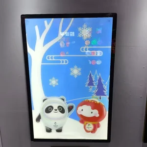 Ultra Thin Rectangle Luminous Display Light Box with Aluminum Buckle Edge Frame Decorative Pull Out Advertising Poster