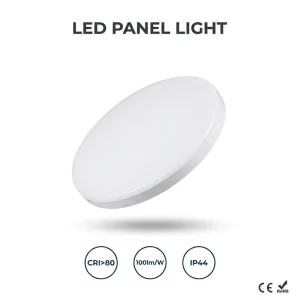Ultra Thin Round LED Panel Light High Luminous Efficiency Recessed Ceiling Light for Home Office