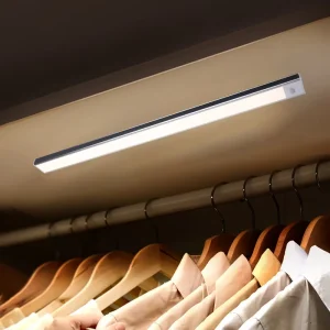 Ultra Thin Soft LED Night Light Rechargeable Motion Sensor Lighting for Kitchen Cabinets Closets Battery Operated Wireless Light