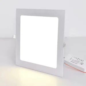 Ultra Thin Square 3W 6W 9W 12W 18W 24W Aluminum Recessed LED Panel Light for Home Office Ceiling