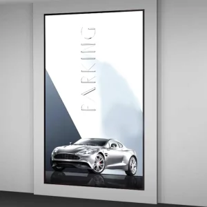 Ultra-thin Advertising Light Box Can Be Customized Tempered Glass Store Luminous Poster Stand Voltage Specification Are Optional