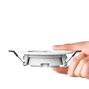 Ultra thin Aluminum Embedded COB Spotlight Ceiling Lamp Adjustable Angle Bull’s Eye 7cm Open Highlight 3000K 6000K CRI 80 89