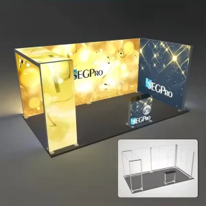 Ultra thin Aluminum Frame SEG Fabric Light Box for Interior Wall Decoration
