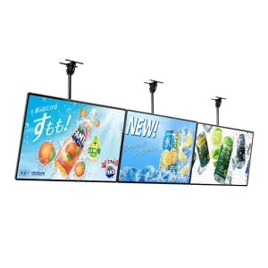 Ultra-thin LED Acrylic Light Box Hanging Design Custom-Made Illuminated Advertising Signboard for Milk Tea Shops Price List