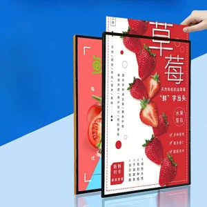 Ultra thin LED Light Box Billboard Wall mounted Light Box Hanging Picture Light Box for Stores and Restaurants