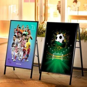 Ultra-thin Light Box Poster Stand LED Light Box Billboard Luminous Display Board Folding Stand Outdoor Mobile Thin Light Box