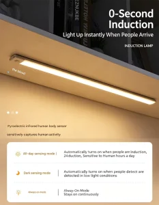 Ultra-thin Sensor LED Lamp Magnetic Rechargeable Display Wine Cabinet Shoe Cabinet Light Strip Light Band