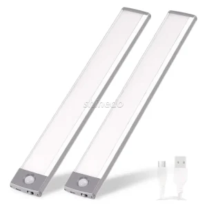Under Cabinet LED USB Cabinet Light Touch Sensor Night Closet Light Warm White Bedroom PIR Motion Sensor LED Cabinet Lights