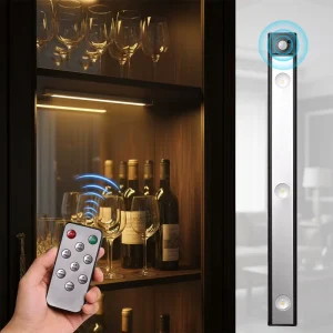 Under Cabinet Lighting LED Kitchen Cabinet Lights Rechargeable Motion Sensor Cabinet Light Magnetic Stick On Lamp