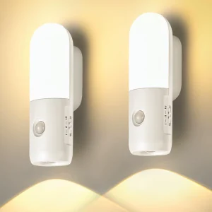 Under Cabinet Lights Motion Sensor Rechargeable Portable Wall Lamps for Stairway Closet Cabinet Hallway