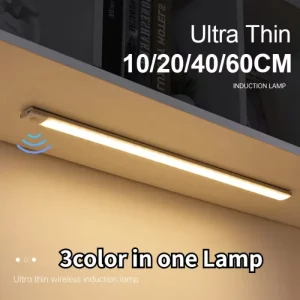 Under Kitchen Led Cabinet Lights Wireless Lighting Rechargeable Motion Sensor Cabinet Light for Closet Jewelry Living Room
