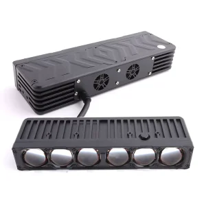Universal 150W LED Car Grille Light 6500K Offroad 6 Lens Front Grill Lamp Waterproof Driving Light for Truck SUV 4WD
