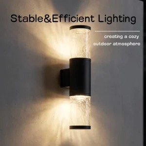 Up Down LED Outdoor Wall Light 12W SMD IP54 Waterproof 3000K Warm White Die cast Aluminium Garden Wall Lamp for Patio Exterior
