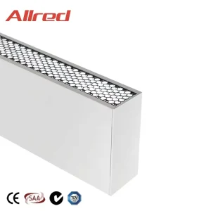 Up Down Lighting LED Linear Light with Honeycomb Diffuser CRI>82 PF>0.9 Aluminum PC for Offices Retail