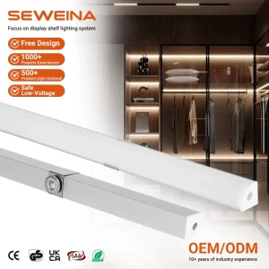 Upgraded Aluminum Pc Luminous Surface LED Cabinet Lights for Kitchen Drawer Vanity Indoor Compartments
