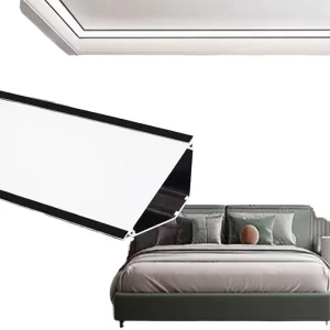V Shape Corner Ceiling Wide Corner LED Aluminum Profile for Ceiling Decoration