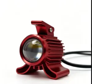 V78 Motorcycle LED Spotlight 12V Off Road LED Lights Auxiliary LED Lights Red Blue Dual Color Fog Lamp for Motorbike