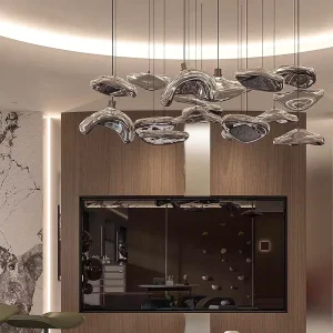 VEKO Modern Chandeliers Pendant Lights Art Glass Hotel Lobby Chandelier Public Airport Project Chandelier