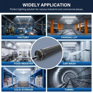 Vapor Tight Solution Functional Seamless Connection LED Tubular Light for Dairy Farm