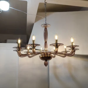 Venetian Blown Chandelier Glass Pendant Lights Fixture Luxury Home Lamps