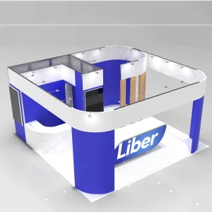 Versatile 3x6m Exhibition System Hybrid Exhibition Solution Supporting Premium Brand Visual Identity