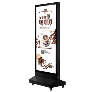 Vertical Aluminum Frame Fabric PVC Outdoor Light Box Manufacturer