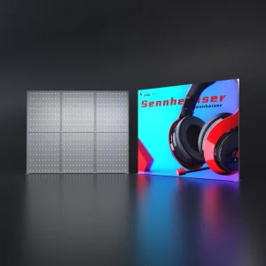 Vertical Display Exhibition Banner Lightbox Double sided Aluminum Frame LED Advertising Light Box Stand Suitable for Trade Shows