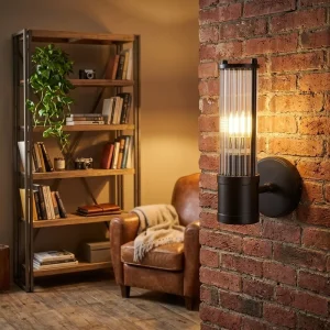 Vintage Crystal Glass Wall Lamp for Bedside Living Room TV Background Hotel Corridor & Staircase Atmosphere Lighting